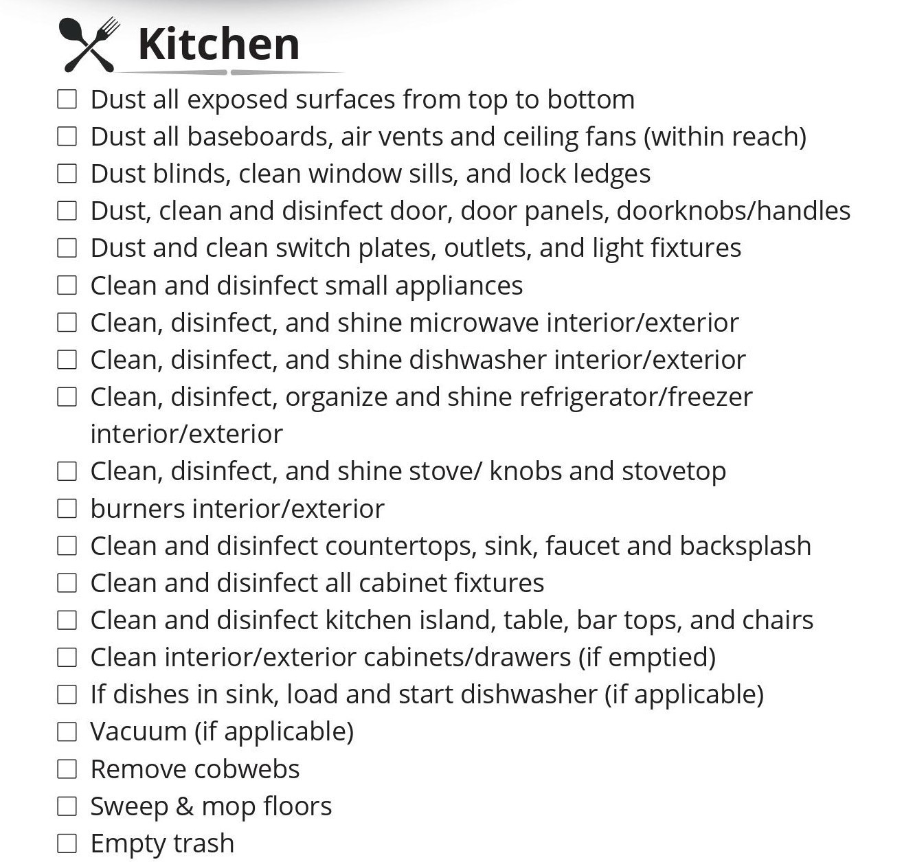 Kitchen Cleaning - Thorough Janitorial