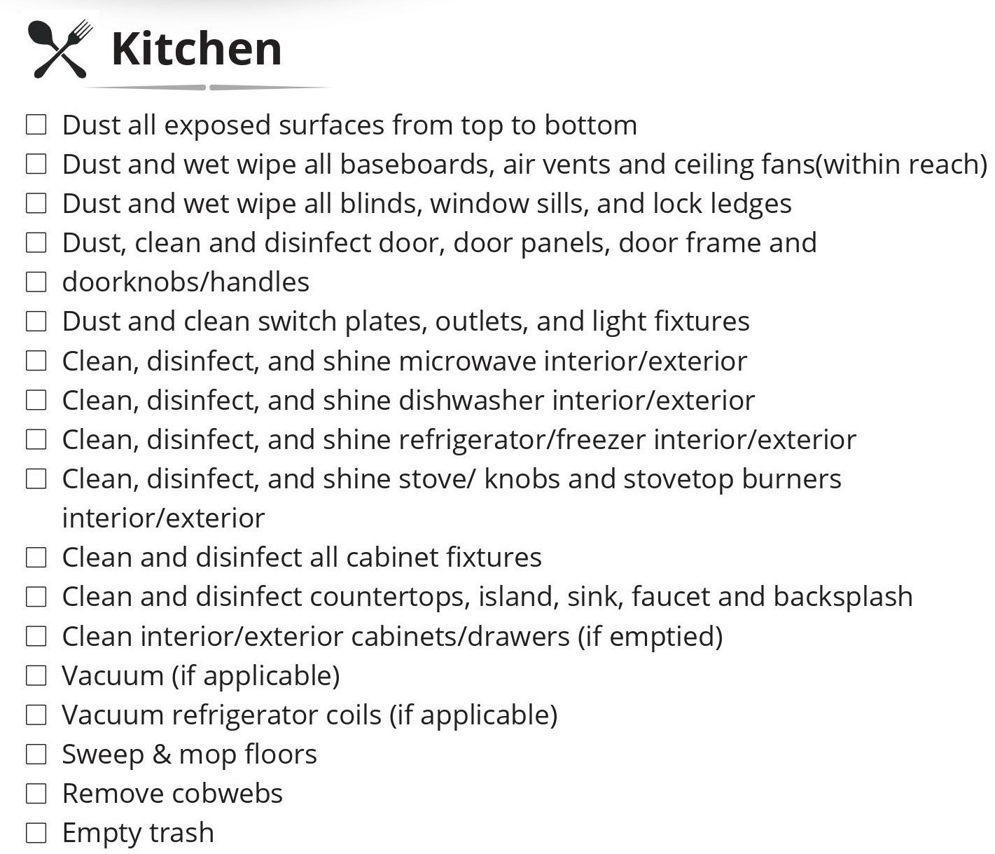 Kitchen Cleaning - Thorough Janitorial