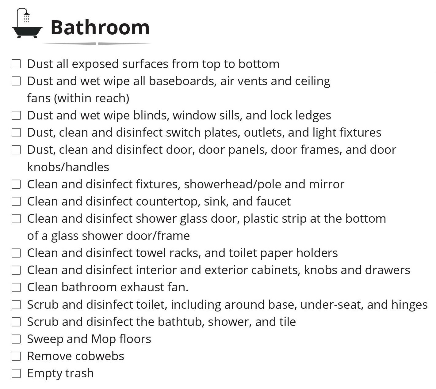 Bathroom Cleaning - Thorough Janitorial